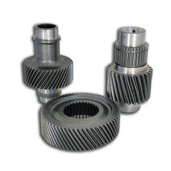 Tesla Model X drive unit helical reduction gears and shaft components for repair