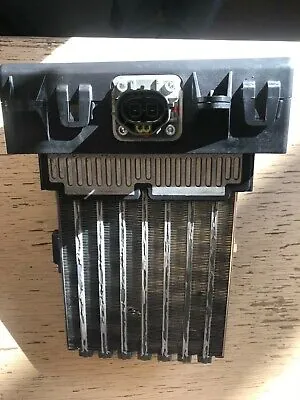 Tesla Model X cabin heater PTC element with electrical connector, HVAC repair part