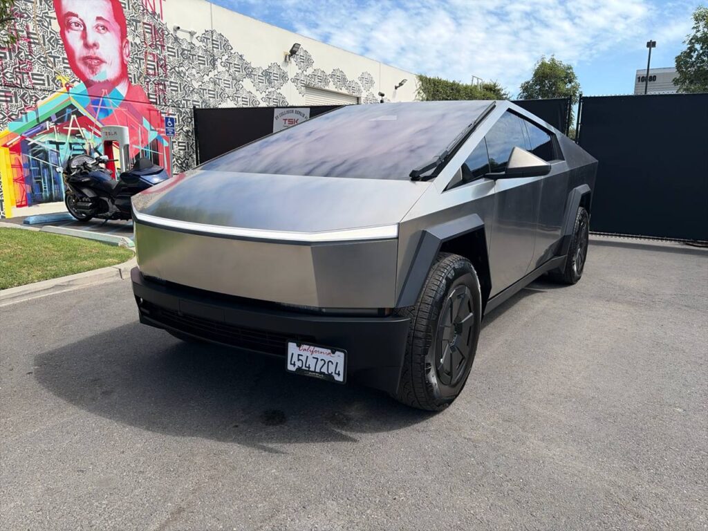 TSK Cypress Tesla Cybertruck body shop and collision repair center.